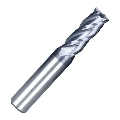 6/8mm Solid Carbide End Mill 2 Flute HRC55 Slot Drill CNC Milling Cutter Tool • £8.49