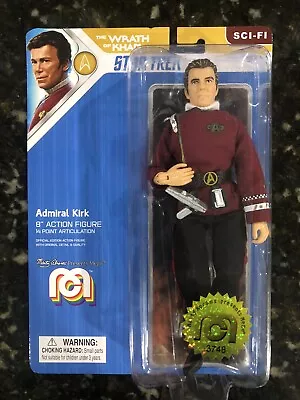 Star Trek II The Wrath Of Khan Admiral Captain James T. Kirk 8” 2019 Mego Retro • $33