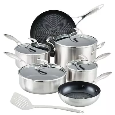 Circulon SteelShield Nonstick Stainless Steel S-Series 10 Piece Cookware Set • $349.95