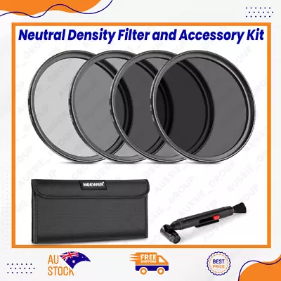 Neewer 67 Mm Neutral Density Filter ND2 ND4 ND8 ND16 And Accessory Kit • $32.99