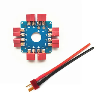 RC Multirotor Quadcopter ESC PCB Distribution Board T Plug 14AWG Cable Connector • $3.99