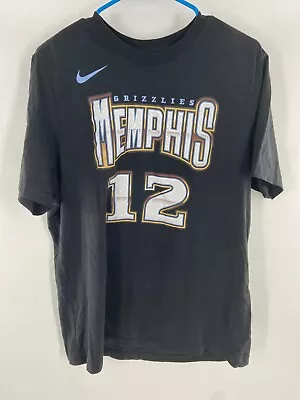 Nike Memphis Grizzlies Ja Morant 12 T Shirt Mens Large Navy Blue NBA Basketball • $15