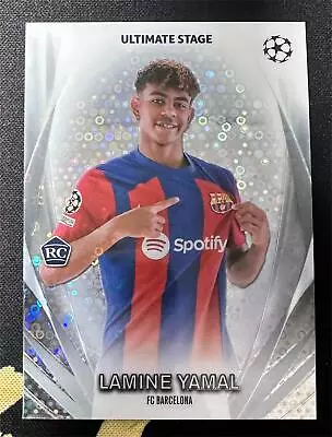 2023-24 Topps UEFA Lamine Yamal #USC-16 Rookie Ultimate Stage RC FC Barcelona &6 • $0.99