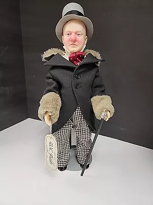 Vintage 1980 Effanbee W C FIELDS Doll 15” Figurine With Original Tag And Box • $40