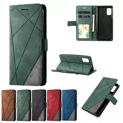 Splice Wallet Leather Flip Case Cover For Oppo A78 A17 A58 A572022 A36 A52 Reno8 • $15.48