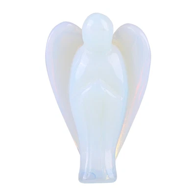 £9.48 • Buy Crystal Healing Stone Angel Shape Opal Angel Crystal For Meditation Aura