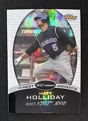 2008 Topps Finest Moments Refractor Matt Holliday #FM-MH Rockies 🔥🔥 • $1.79