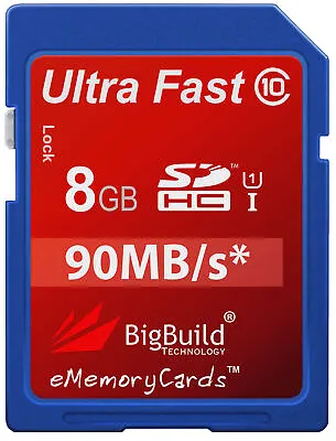 8GB Memory Card For Panasonic Lumix DMC-TZ60 Camera | Class 10 SD SDHC New • £8.95