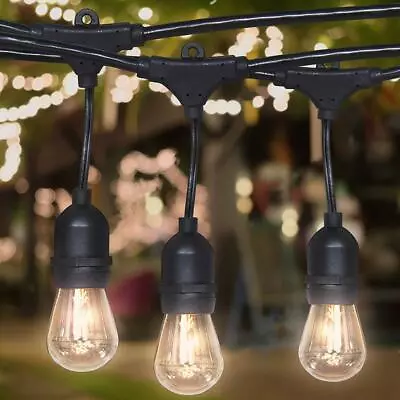 $329.99 • Buy 10M-100M Festoon String Lights Kits Christmas Wedding Party Waterproof Outdoor