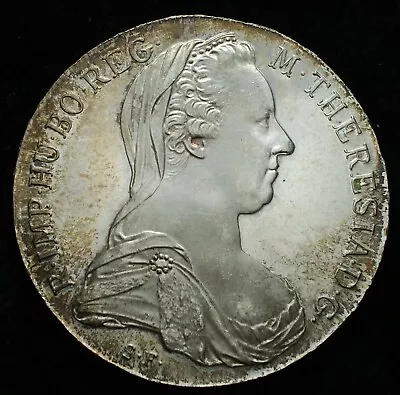 1780-1959 Austria Maria Theresia Silver Thaler Proof Great Rainbow • $88.38