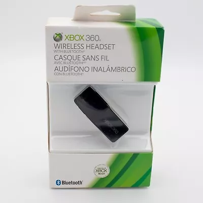 Microsoft Official Xbox 360 Wireless Bluetooth Headset Brand New Factory Sealed • $20