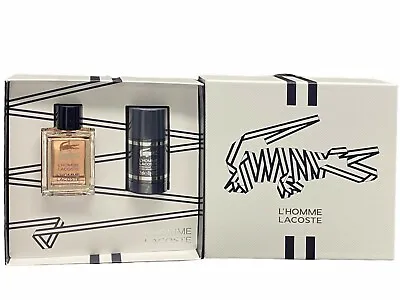 Gift Set Lacoste L'Homme 50ml EDT & 75ml Deodorant Stick For Men • £44.99