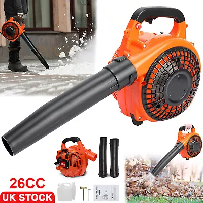 £62.79 • Buy Handheld Petrol Leaf Blower 26cc 2Stroke Air Cooled Engine Garden Yard Snow Dust