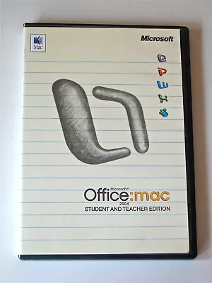 Microsoft Office Mac 2004 Student And Teacher Edition - 3 Installs Product Keys • $6