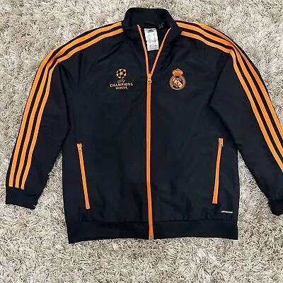 ADIDAS UEFA Champions League REAL MADRID Climacoal Jacket Sz YM (Pre-Owned) • $30