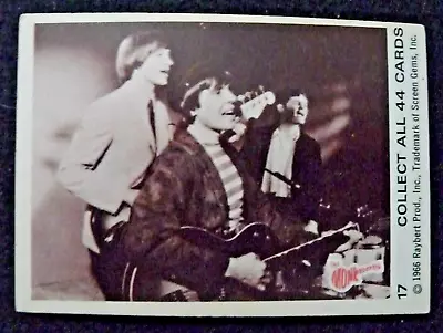 1966 Donruss Monkees Sepia #17 Davy Jones Peter Tork Micky Dolenz Card • $2.50