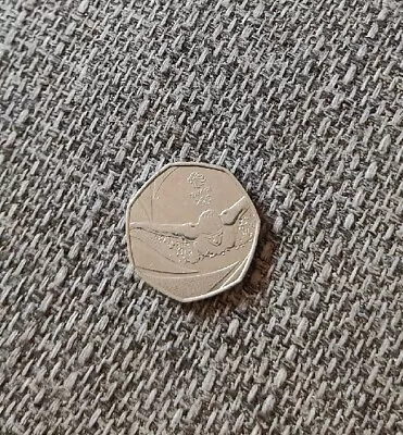 £4 • Buy 50p Coin 2016 Team GB Swimming Olympics Aquatics Swimmer Fifty Pence Coin Rare!!