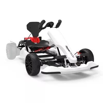 HYPER GOGO Electric GoKart Outdoor Race Pedal Off Road Go Kart For Adults White • $449.99