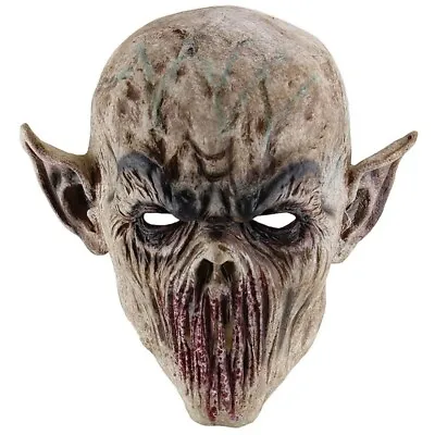 £14.39 • Buy Halloween Scary Latex Full Head Mask Cosplay Clown Devil Horror Face Masks Props
