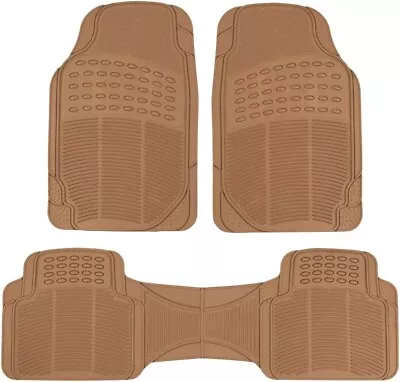 Floor Mats Volkswagen All Weather Car SUV Auto Van Beige Heavy Duty Beige Rubber • $40.90