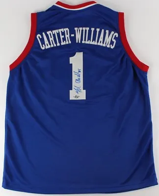 Michael Carter-Williams Signed 76ers Jersey (FCA COA) 2013 1st Round Draft Pick  • $119.95