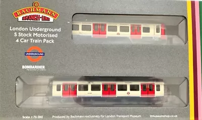 OO Gauge Bachmann 4 Car S Stock London Underground Limited Edition • £565