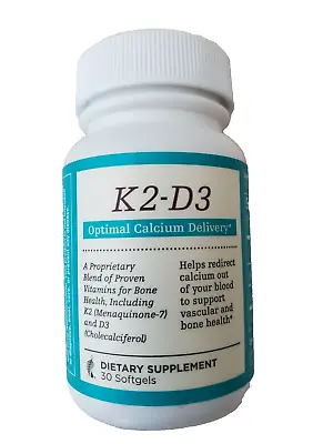 Melaleuca K2-D3 Optimal Calcium Blood To Support Vascular And Bone Health 30 Sof • $42.80