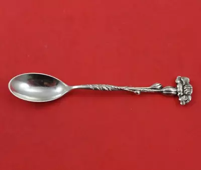 Floral By Tiffany And Co Sterling Silver Demitasse Spoon With Marigold 4  • $129