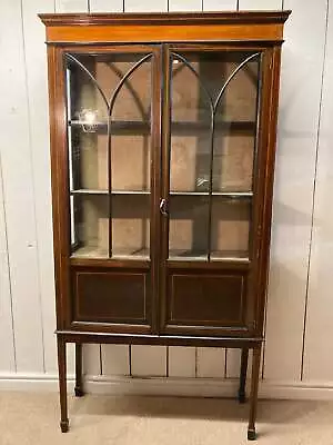 £110 • Buy Edwardian Mahogany Unlaid Display Cabinet