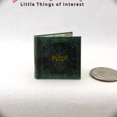 PHOTO SCRAP BOOK 1:12 Scale Miniature Book Vintage Photo Album • $7.78