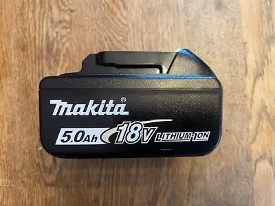 Makita BL1850B 18V 5.0Ah Li-ion Battery C/w Charge Level Indicator • £64.99