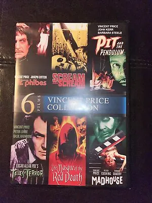 The Vincent Price Collection (DVD 6 Horror Films) Madhouse New Sealed • $35