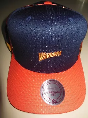 Golden State Warriors Men's NBA Mitchell & Ness Adjustable Fit Cap/Hat Snap Back • $16.99