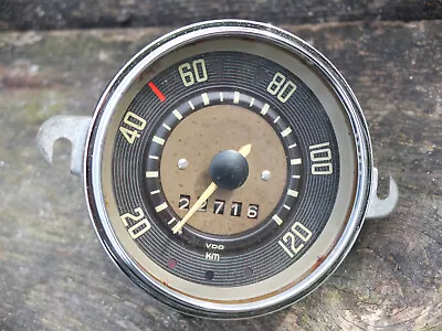 VW SPLITSCREEN KPH SPEEDO  T2 SPLIT CAMPER VAN BUS SPEEDOMETER 1964 Low Mileage • $172.83