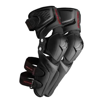 EVS - Epic Mens Lightweight Adjustable Protective Motorcycle Gear Black Knee Pad • $116.99