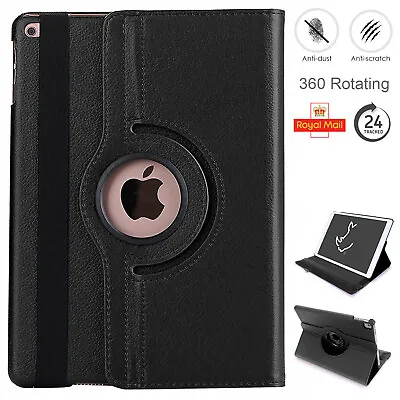 Case For IPad Air 5 2022 360° Rotating Slim Leather Case Smart Stand Flip Cover • £6.98