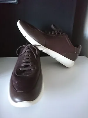 Mantaray Belize Brown Leather Mens Casual Shoes Uk 8 Cost £65 New Only Tried On • £17.99