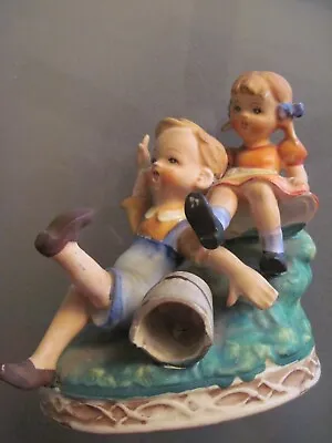 Vtg. Jack & Jill Nursery Rhymes Porcelain Figure Made In Japan • $5.99