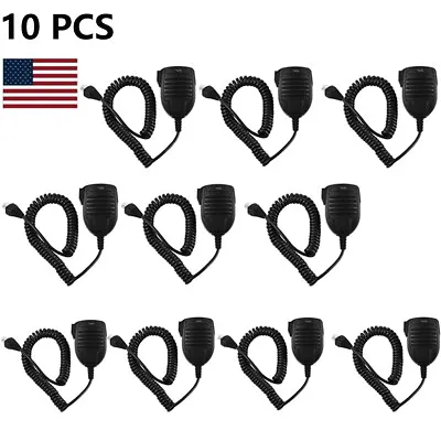 10 PC Shoulder Speaker Microphone MH-67A8J For Vertex Standard VX-2100/2200/4600 • $88.59