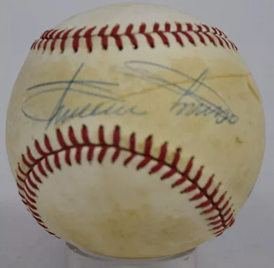  Minnie Minoso Single Signed Baseball 7 (OAL MacPhail) 676753 JSA LOA (card) • $134