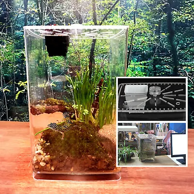 Acrylic Reptile Terrarium Gecko Lizard Snake Spider Vivarium Cage Tank Home • $31.35