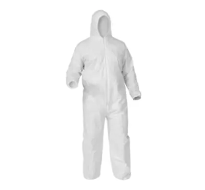 10x Disposable Hooded Coverall Type 5/6 Spraying Suit Overall Spray Paint Medium • £44.99