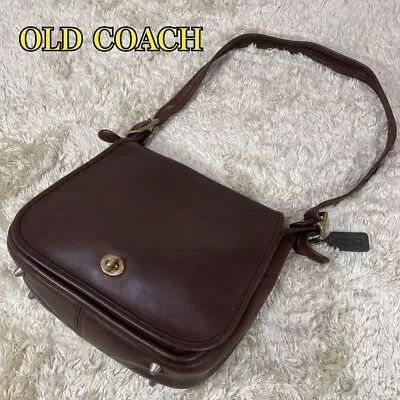 Coach 9525 Stewardess Hobo Dark Brown Leather Shoulder Bag Vintage USED VeryGood • $187