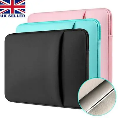 £9.43 • Buy Laptop Bag Sleeve Case Cover Pouch For MacBook Air/Pro HP Dell 11 13 15 Inch