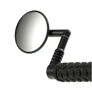 Mirrycle MTB Bar End Mountain Bicycle Mirror (Black Set Of 2 Mirrors) • $28.09