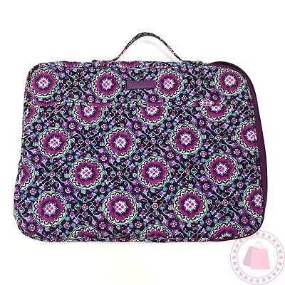 ❤️ VERA BRADLEY Lilac Medallion Tapestry 14  Laptop Sleeve Case Handle Purple • $18.99