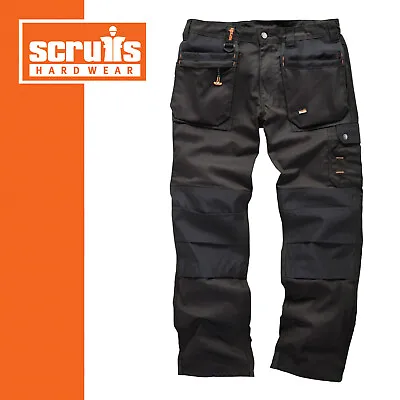 £21.18 • Buy Scruffs 28S BLACK WORKER PLUS Trousers Trade Hard Wearing Work Trousers T51786