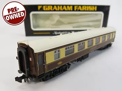 N Gauge Farish 374-200 BR MK1 Umber Cream Pullman Coach EMERALD FP Parlour 1st • £39.95