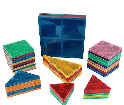47 Pieces Tiles Magnetic Blocks Lot Building STEM Educational Toy • $29.99