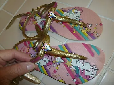 Havaianas My Little Pony Flip Flops Sandals Kids Size 3/4 Youth • $7